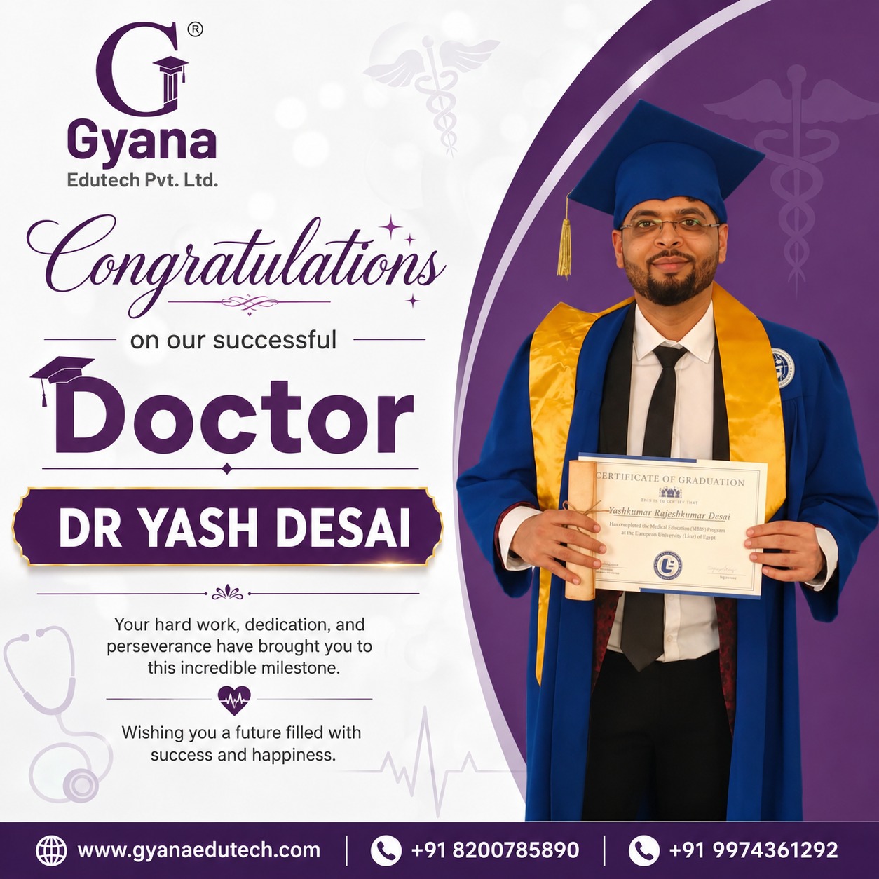 Congratulations Doctor 3