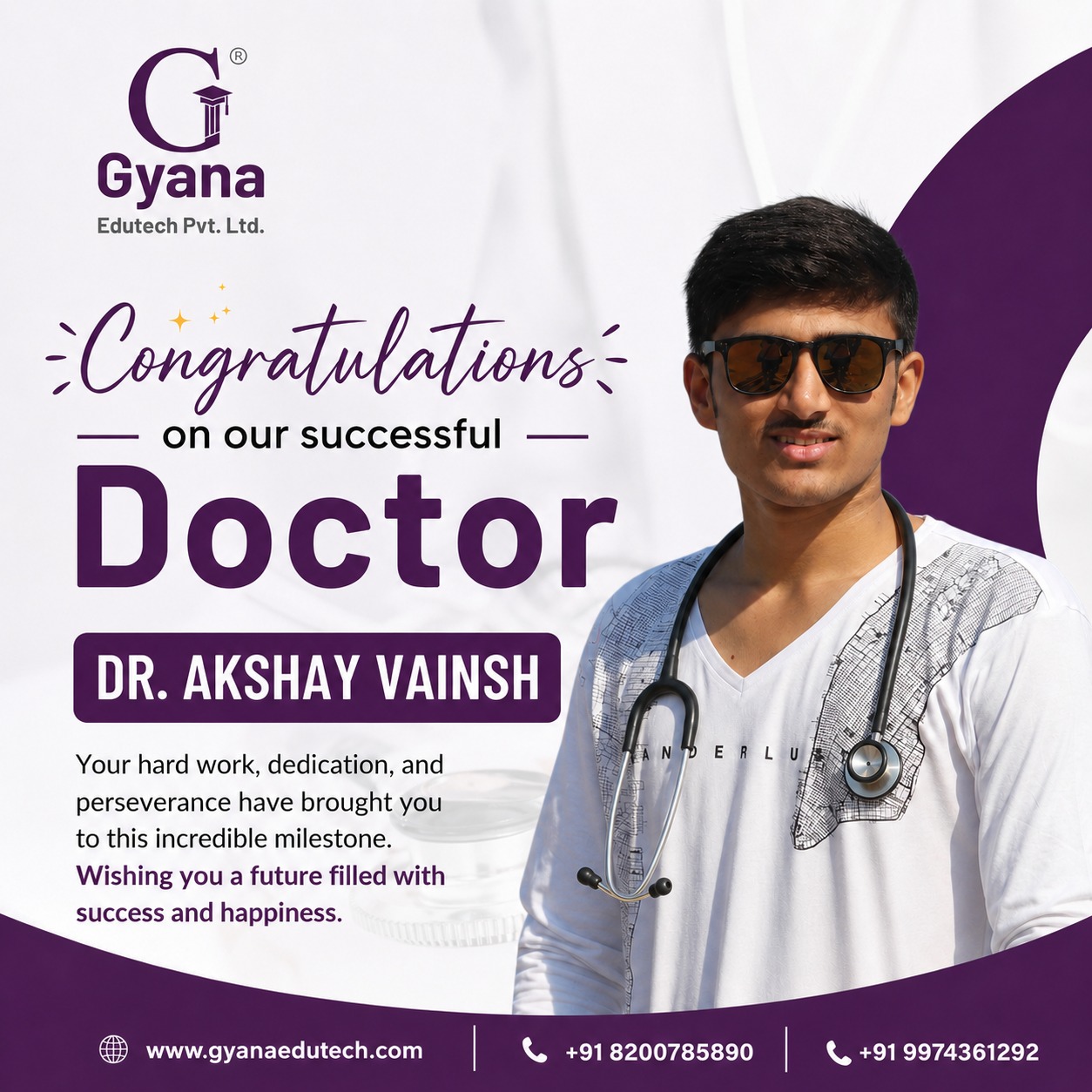 Congratulations Doctor 3