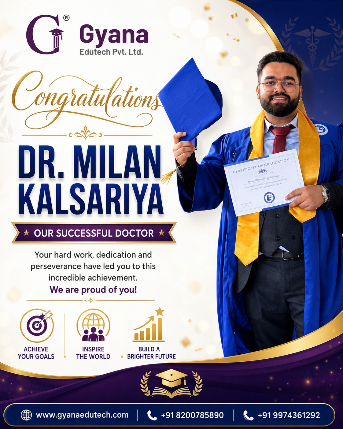 Congratulations Doctor 5