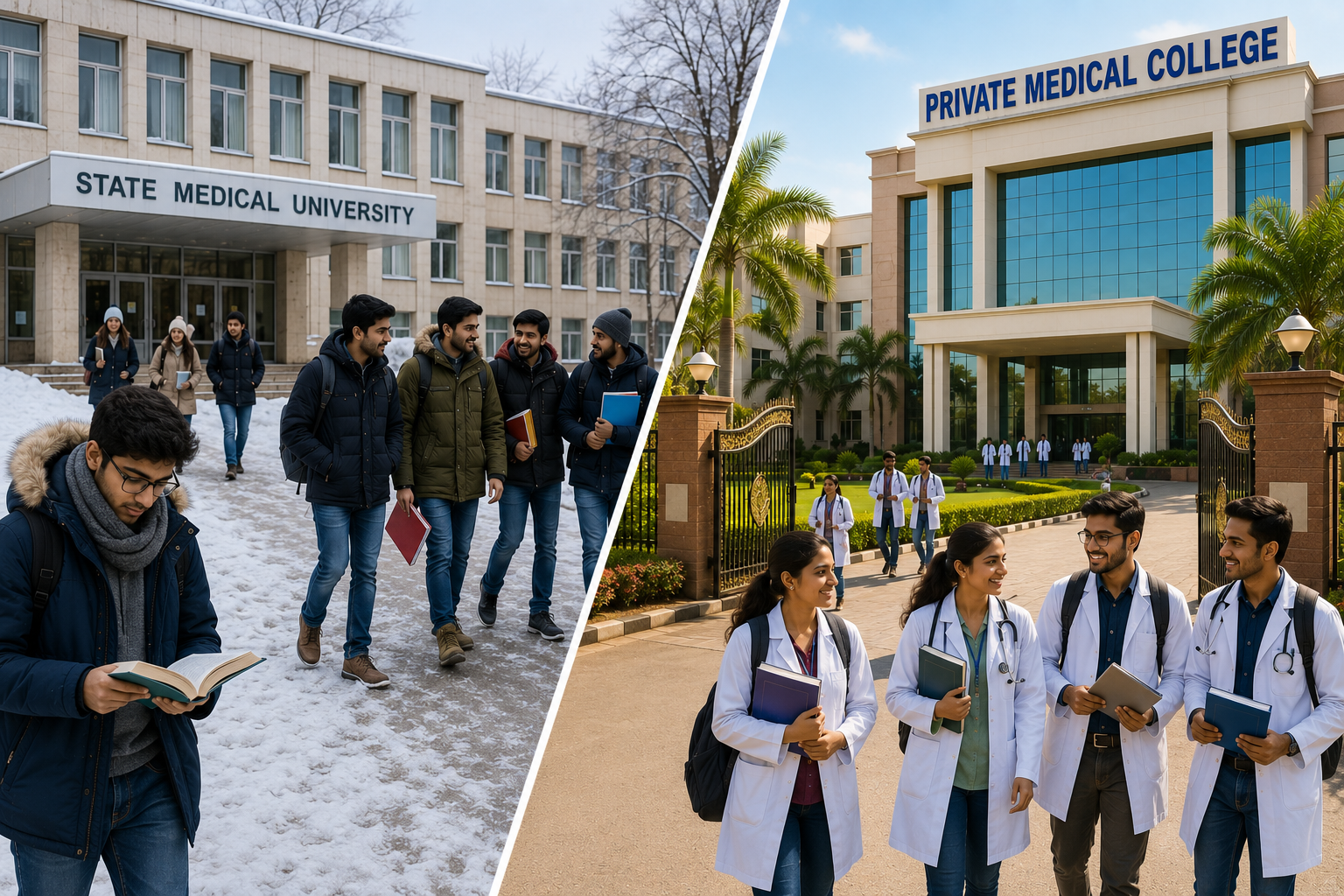 MBBS Fees in Kyrgyzstan vs Private Medical College Fees in India